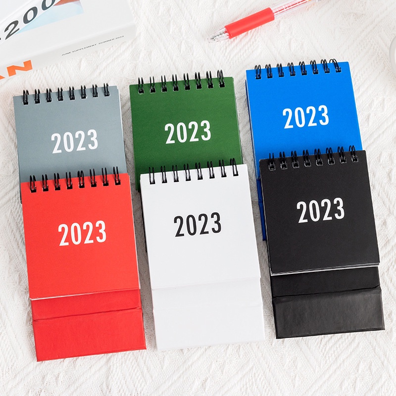 ღ 2023 Halus Mini Kalender Pesan Desktop Catatan Harian Scheduler Meja Planner Kreatif Sederhana Canggih Dekorasi Desktop Kantor Alat Tulis Sekolah perlengkapan