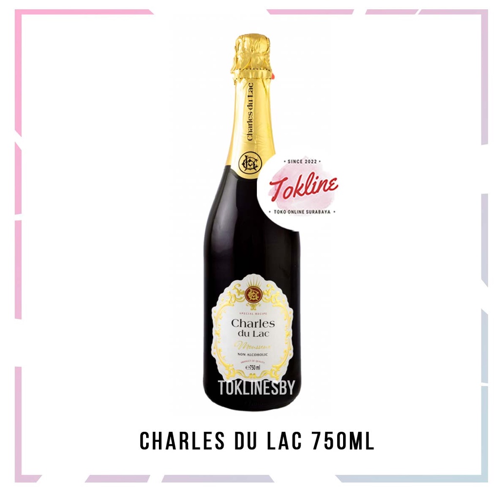 

CHARLES DU LAC NON ALKOHOL RED GRAPE SPARKLING MINUMAN BERSODA HALAL 750ML