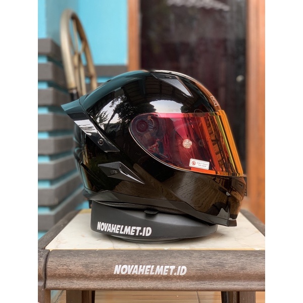 SNAIL FFS1 BLACKGLOSSY SIZE M HELM FULLFACE SECOND MURAH BERKUALITAS NOVAHELMET.ID