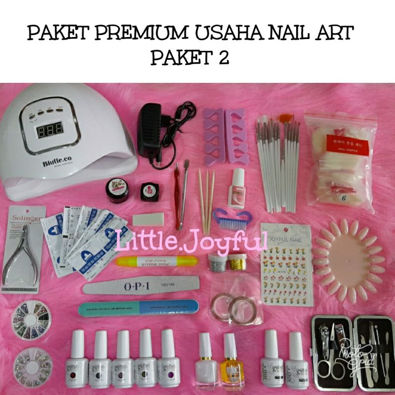 PAKET PREMIUM USAHA NAIL ART 950k  GELISH (paket 3)