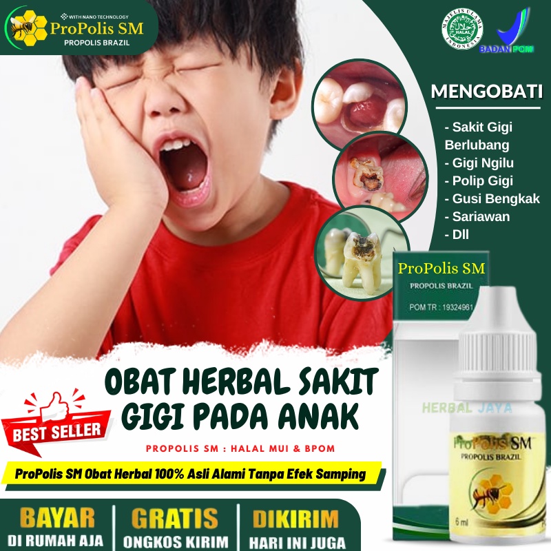 Obat Tetes Sakit Gigi Anak Usia 1 Tahun Ke Atas 100% Alami - Obat Penghilang Sakit / Nyeri Gigi Mena