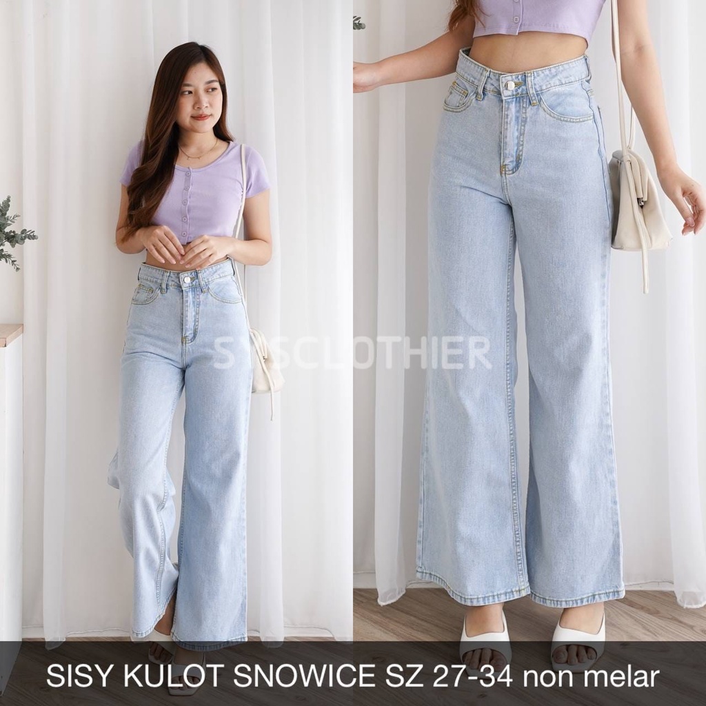 CELANA  JEANS WANITA SISY KULOT PREMIUM-SYSCLOTHIER