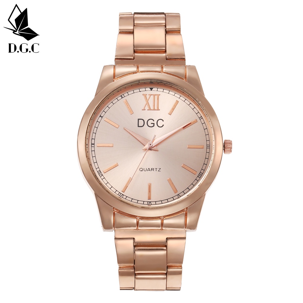 ✨DGC✨ COD JAM TANGAN WANITA MENONTON TALI STAINLESS STEEL RANTAI CRYSTAL KRISTAL PREMIUM WOMEN WATCH C95