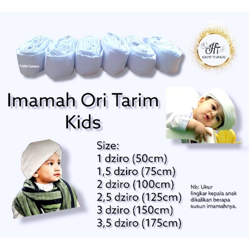 Imamah ori tarim kids / imamah anak / imamah anak tarim