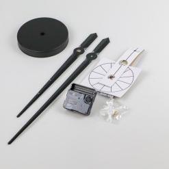 *Terlaris* R1_Jam Dinding Tempel 3D Dekorasi Dinding Jumbo BTS Digital Besar Kecil Menyala Silver Ta