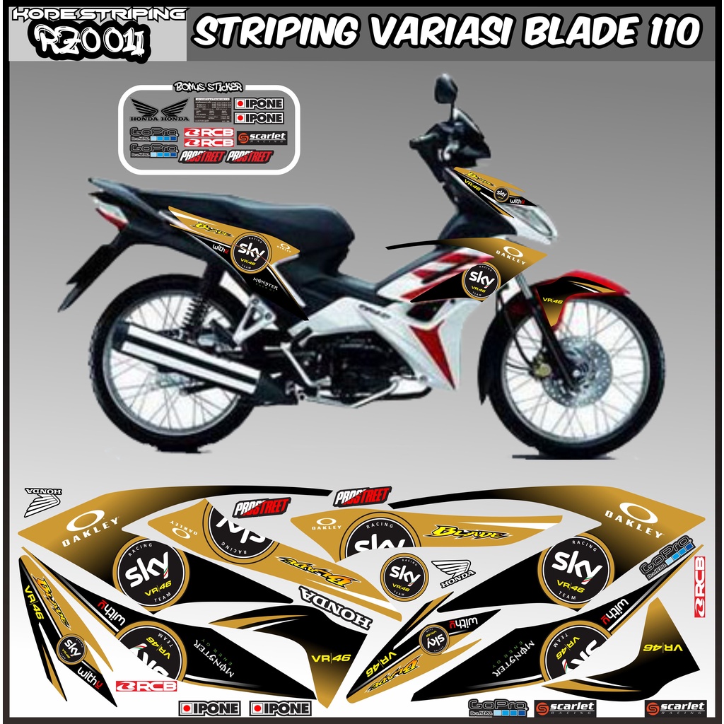 striping blade 110 / decal blade 110 / sticker blade 110