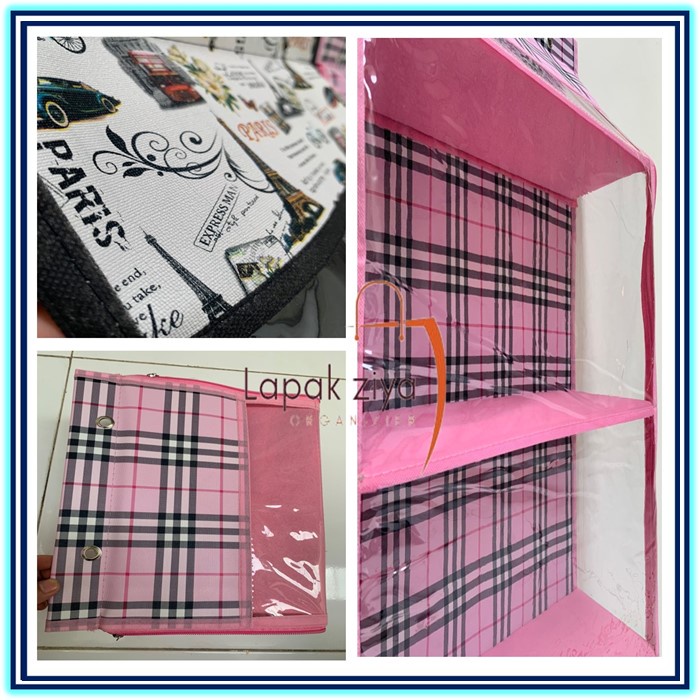 Jual RAK TAS MOTIF KOTAK LUCU | RAK TAS GANTUNG | RAK TAS JUMBO | RAK