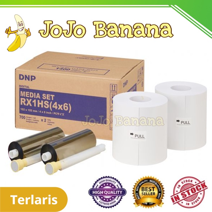 Refill DNP Fotolusio DS-RX1 4R 4x6 Film plus Paper - Roll Paper DNP