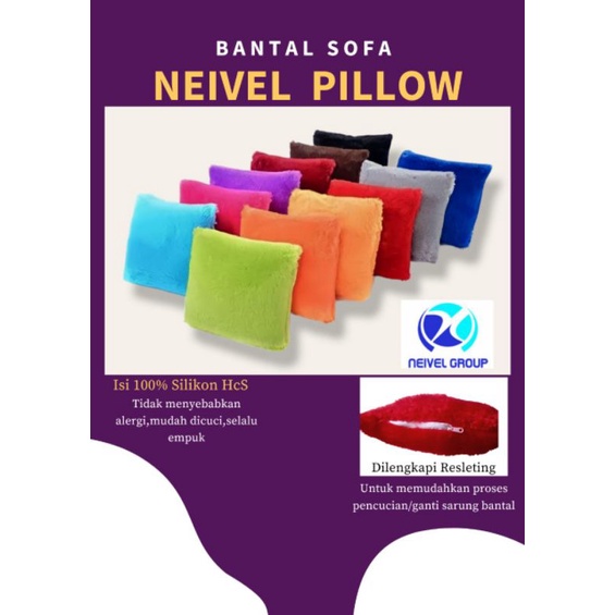 Bantal Sofa bulu / Bantal sofa rasfur / Bantal sofa minimalis