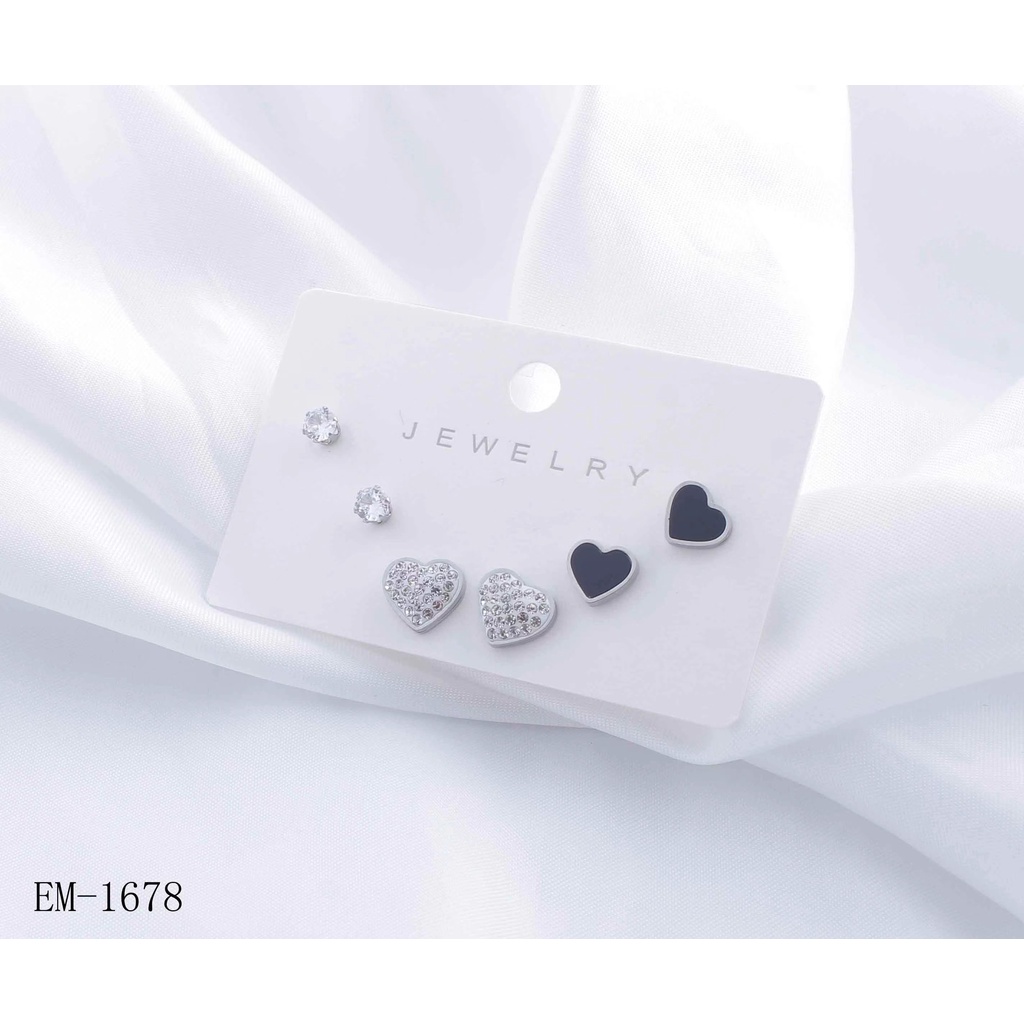 Anting Titanium Permata Perhiasan Fashion 1678/1416