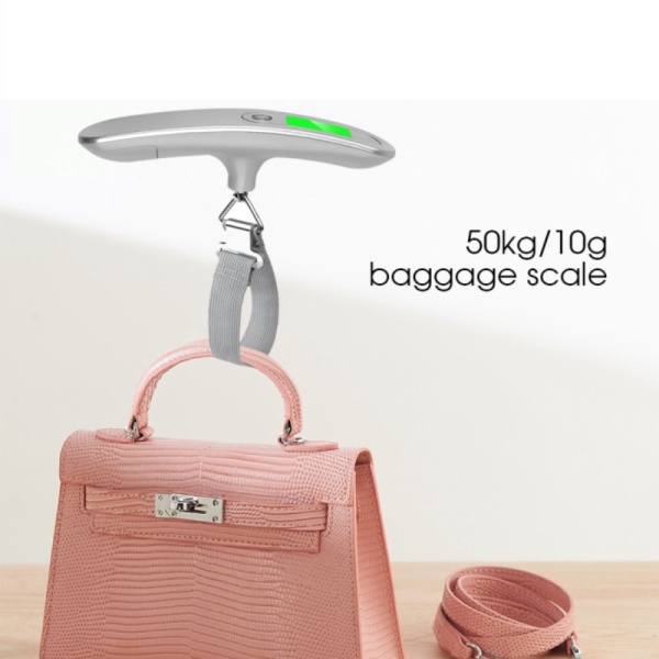 

Promo Timbangan Koper Digital LCD Portable Scale 50kg Akurasi 10g - Silver Murah