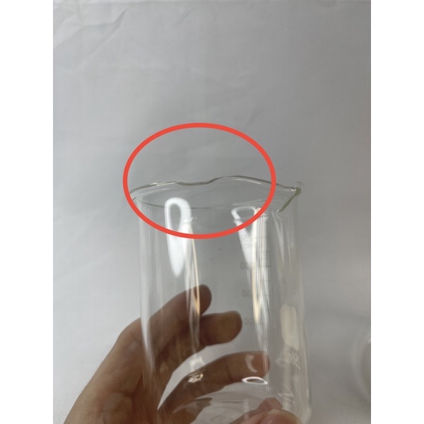 [OBRAL RIJEK] Cangkir Gelas Takar Ukur Lab Kimia Borosilicate Glass - GG-17