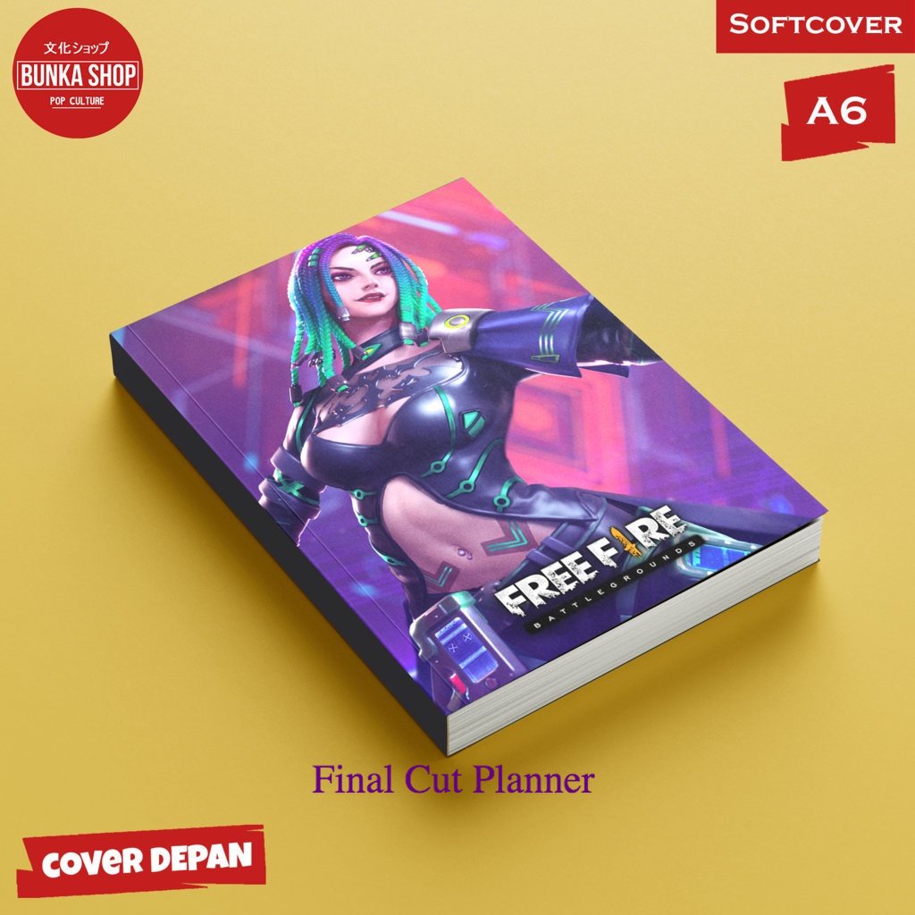 

Pocket Note Free Fire Character Moco Softcover A6 Buku Tulis Catatan Notes Agenda Planner Jurnal .