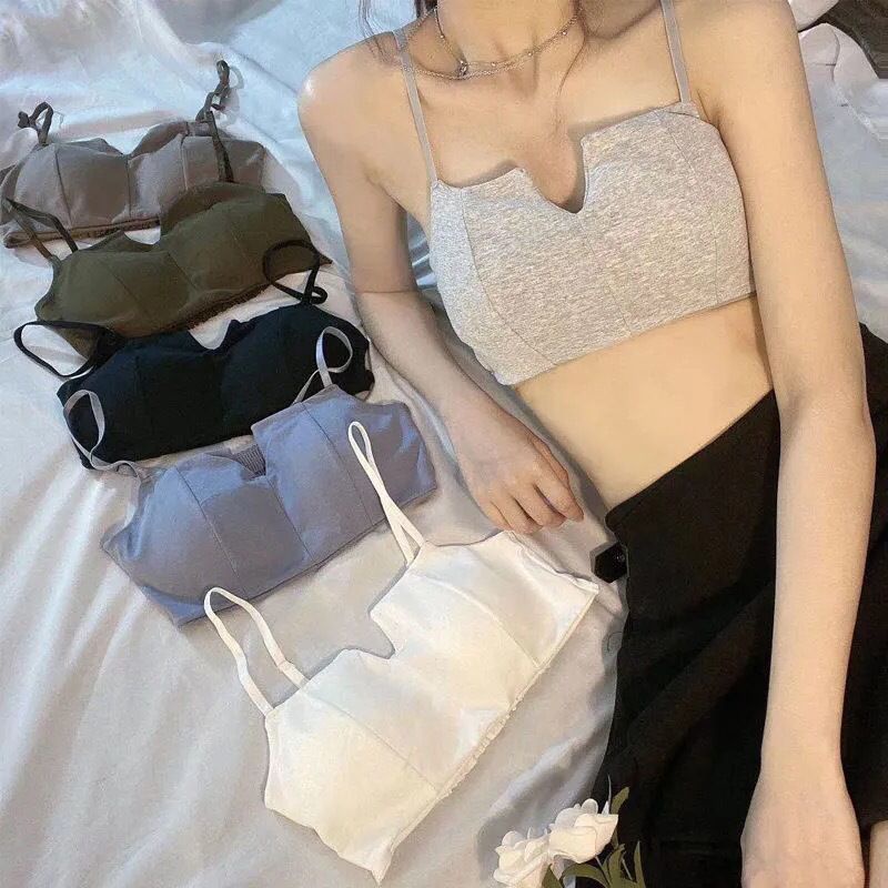 TOPGROSIR TG1630 Bralette Wanita Import Motif Karet Belakang Bahan Adem