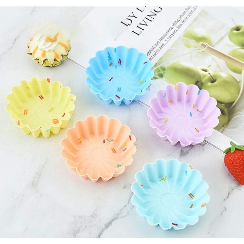 Reusable Silicone Cup Bento | Wadah Silikon | Baking Tools