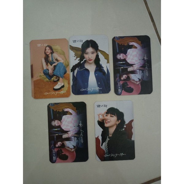 photocard itzy x ultra milk