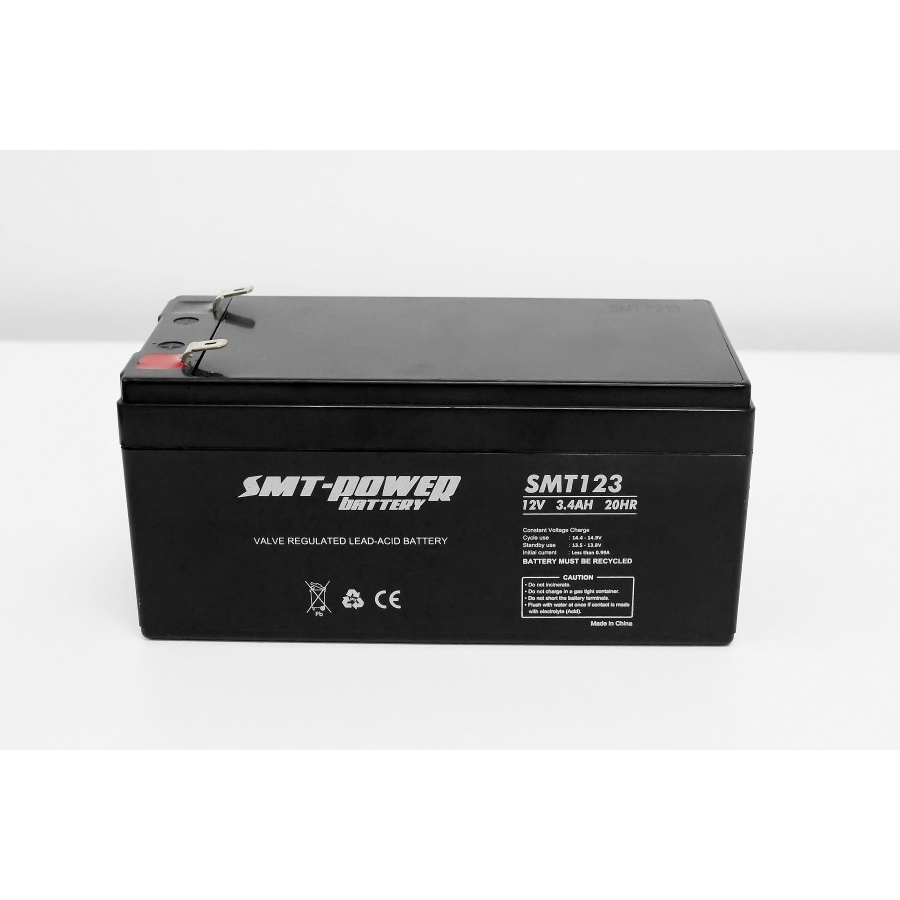 SMTPOWER Aki Baterai Battery VRLA 12V 12v 3,4Ah 12v 3.4Ah 12v 3400mAh