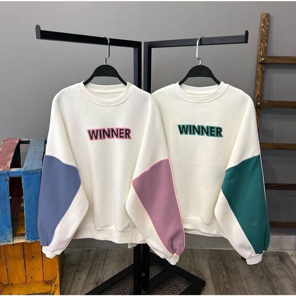 sweater oversize - winner combine sweater wanita oversize