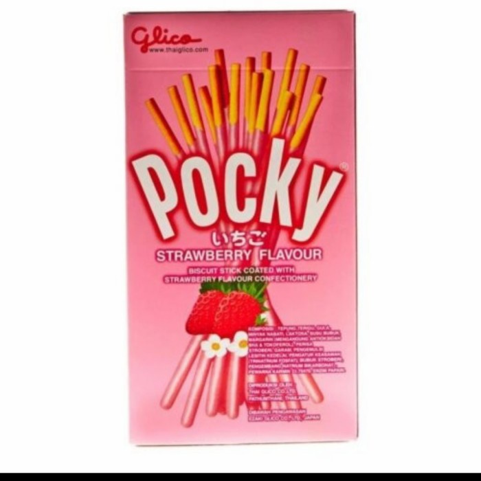 

glico pocky strawberry 45gr