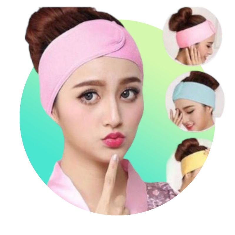 bandana dewasa salon/bandana facial mandi headband