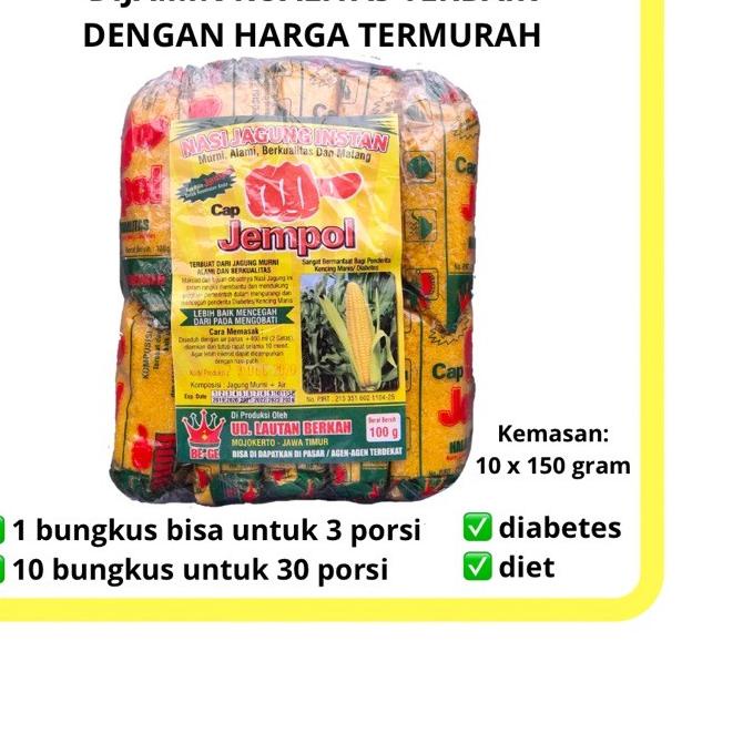 

Original BERAS JAGUNG INSTANT MPOK CAP JEMPOL serbuuu !