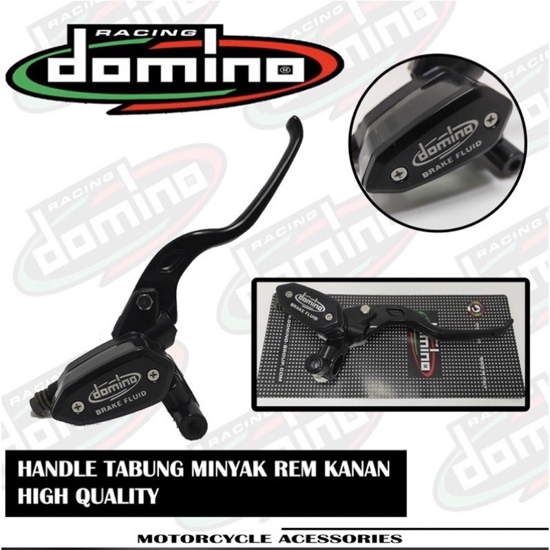 MASTER REM DOMINO 1 SET KANAN KIRI MODEL RCB TABUNG OVAL UNIVERSAL HANDLE MASTER REM DOMINO RCB MIO BEAT VARIO NINJA RX KING SATRIA FU SCOOPY CB 150R VIXION FINO AEROX