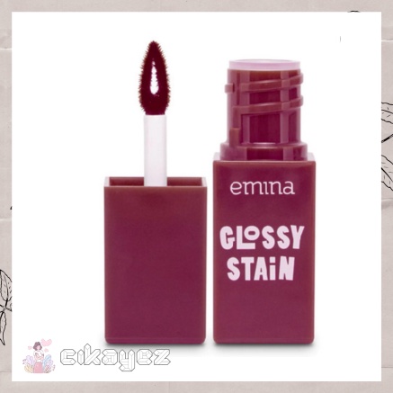 [BESTQUALITY] EMINA GLOSSY STAIN LIP TINT - 01 AUTUMN BELL