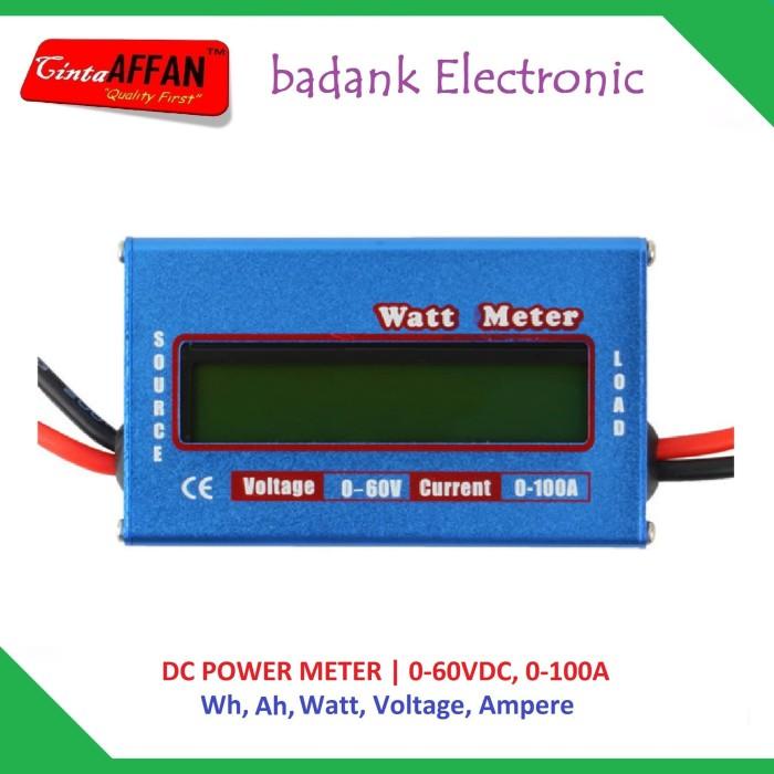 Arus Dc Digital Power Meter - Wh Ah Watt Voltage Ampere