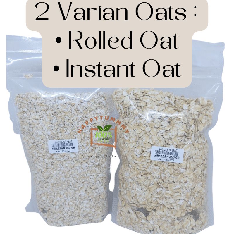 HPT - Rolled Oat/Gandum Kasar Instant Oat/Oat Cepat Saji Import MURAH