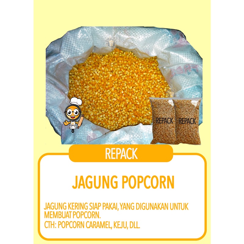 

JAGUNG POPCORN REPACK (100GR, 250GR)