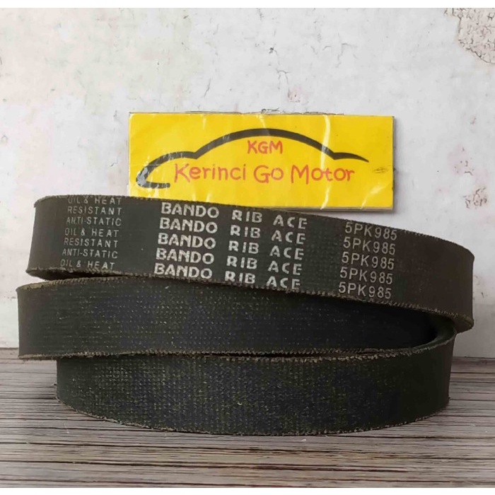 BANDO VAN BELT 5PK 985 RIB BELT TALI KIPAS 5PK-985 FAN BELT ALUR