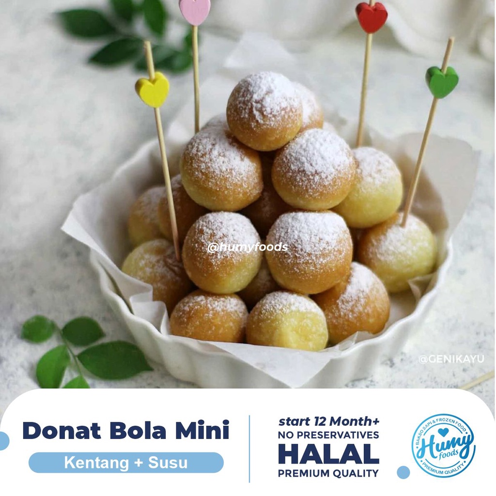 DONAT KENTANG SUSU BOLA MINI ISI 40 Homemade