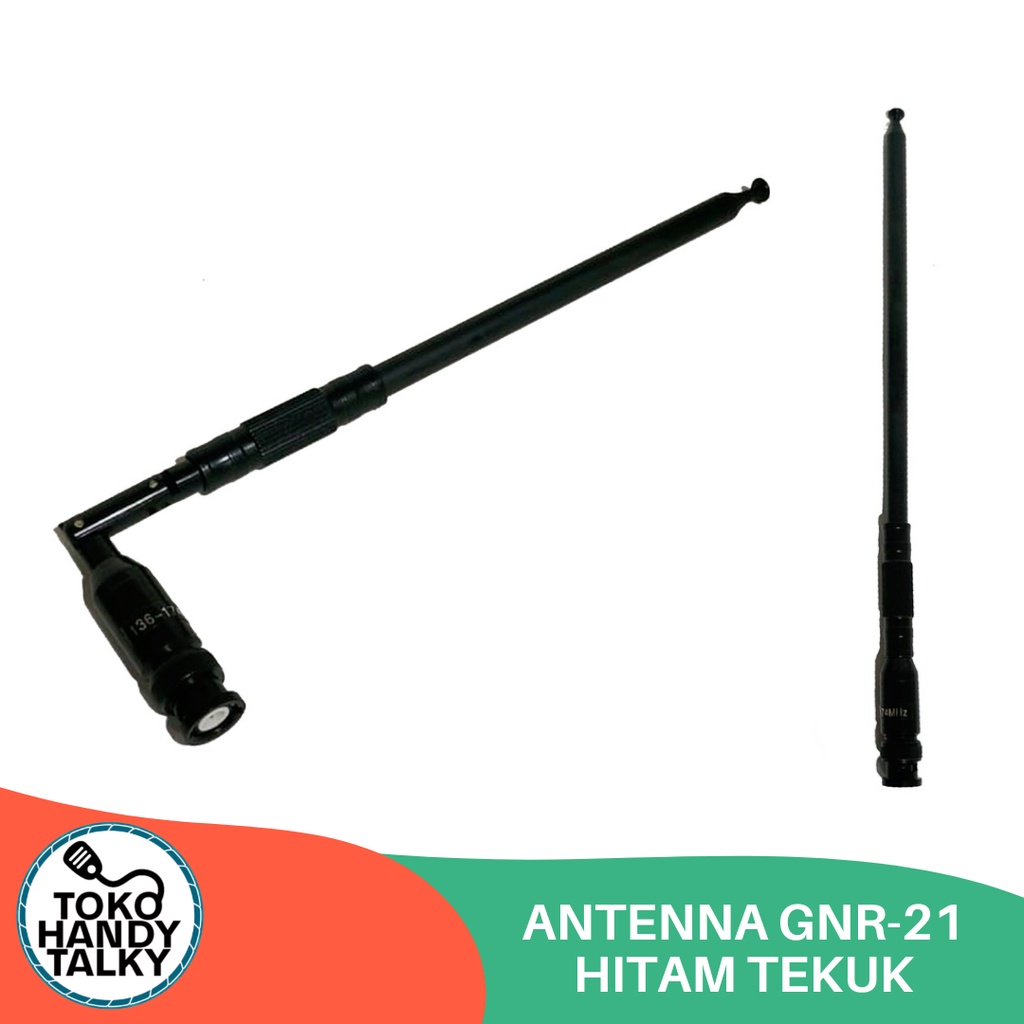 ANTENNA HANDY TALKY GNR-21 HITAM TEKUK ANTENA TARIK HT CHINA ICOM ALINCO BAOFENG WEIERWEI UCOMM