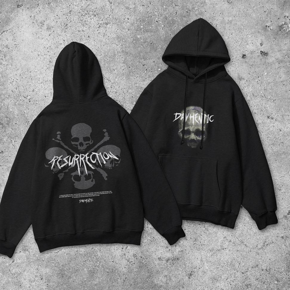 FK.22Oc22ᴼ ‣ HOODIE OVERSIZE SWEATER DISTRO CREAM UNIVERSE PRIA FONT METAL