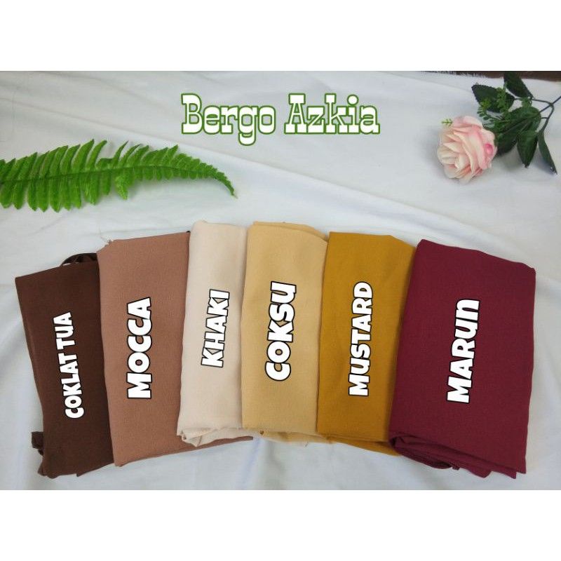 HIJAB KHIMAR AZKIA SIMPLE TALI INSTAN/BERGO DIAMOND JILBAB DEWASA KHIMAR HIJAB SPORT