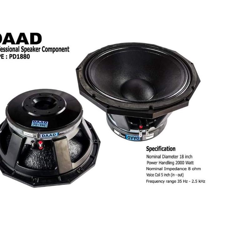 Best Terlaris QL0NJ SPEAKER DAAD PD1880 ORIGINAL SUBWOOFER Z63 Harga Murah