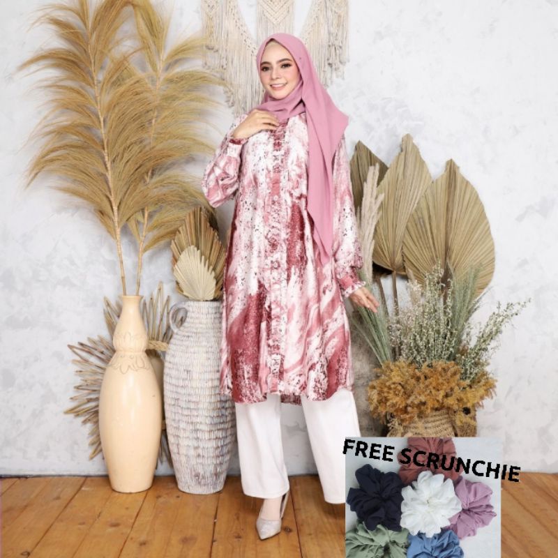 TUNIK BUSUI FRIENDLY MOTIF ABSTRAK