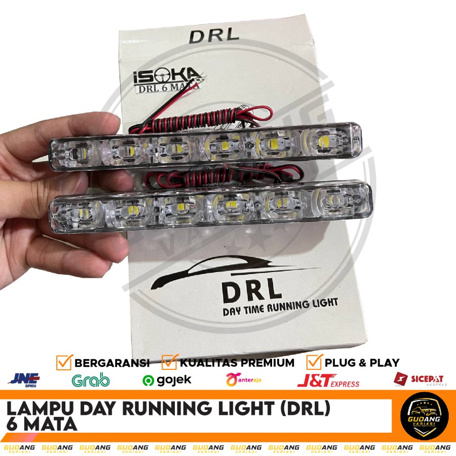 Lampu DRL 6 Mata