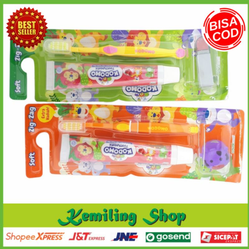 KODOMO PASTA GIGI DAN SIKAT GIGI ANAK