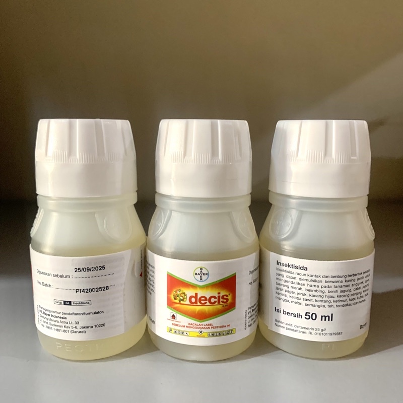 Decis 25EC 50ML Insektisida Pestisida Obat Pembasmi Hama Tanaman Original Kemasan Pabrik