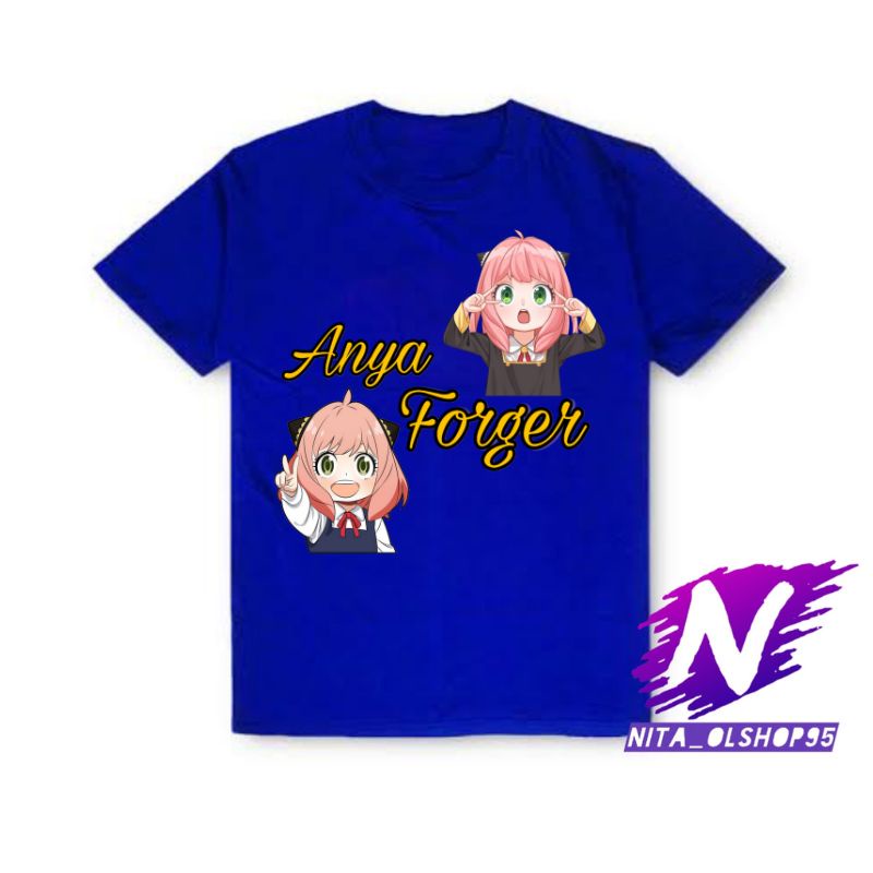 baju anak kaos anak anya forger baju anak anime spy x family anyar lucu