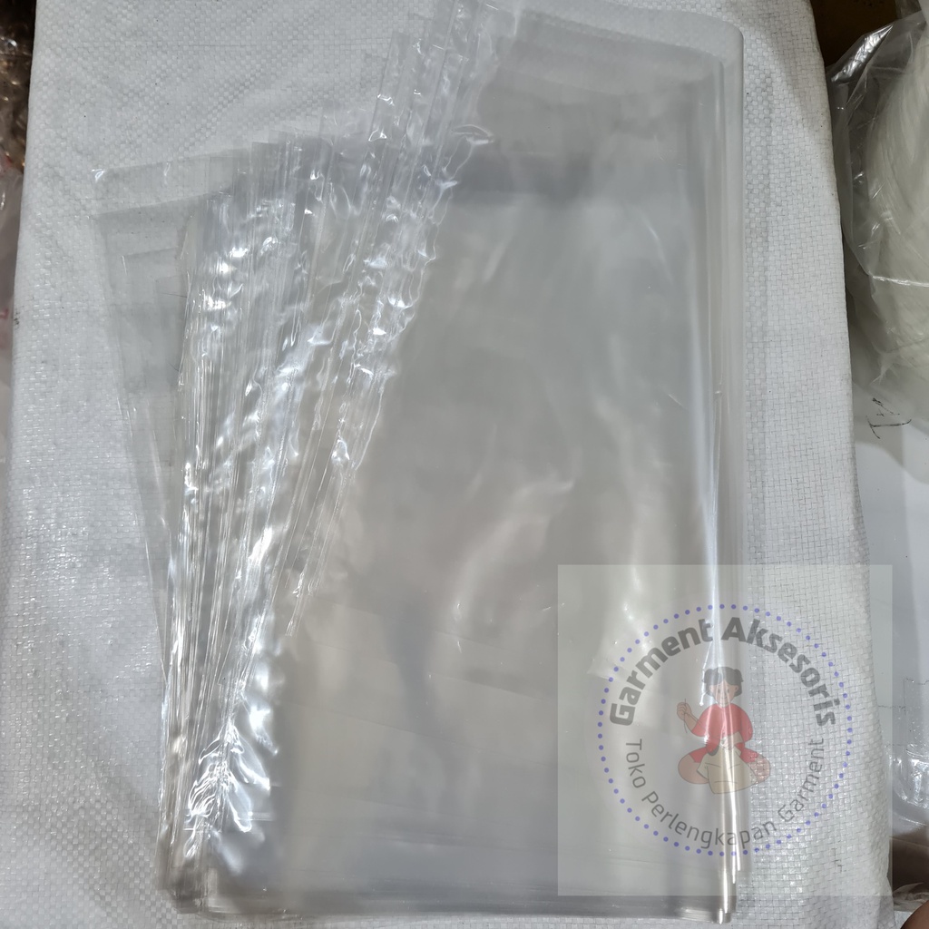 Partenzil Plastik Laundry Kiloan Aneka Ukuran / Pp Laundry Kiloan Tebal 04 / Pp Plastik Bening