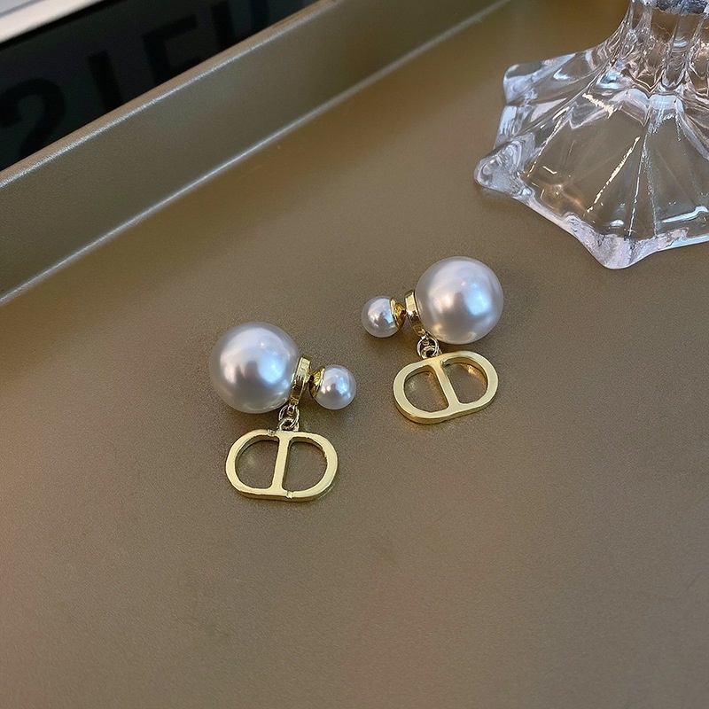 Anting Mutiara Besar Gaya retro level Tinggi Untuk Wanita