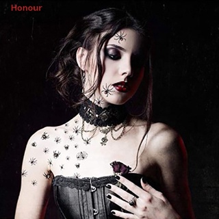 Image of thu nhỏ (Honor) 10 Lembar / Set Stiker Tattoo Sementara Motif Luka Darah / Laba-Laba / Vampire Untuk Cosplay Halloween #6