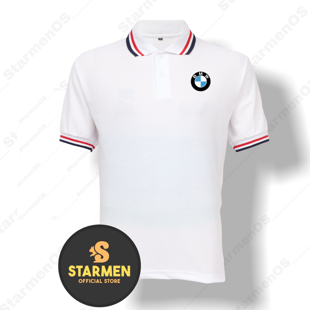 Kaos Polo Shirt Pria Kerah Logo BWVV