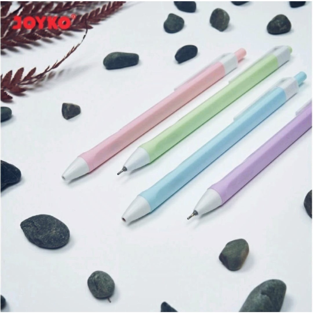 

Ball Pen Joyko Bp 342 Gel Pen Hitam warna Pastel