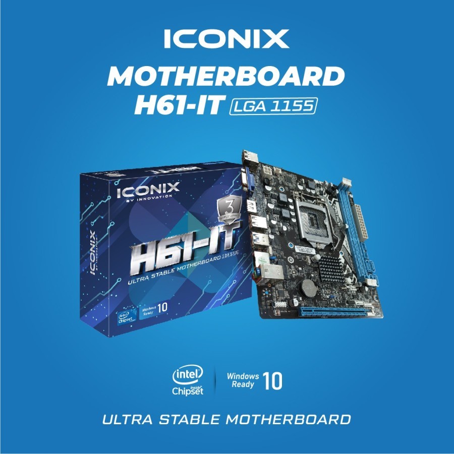 PAKET INTEL CORE I7 2600 + MOTHERBOARD H61 NEW