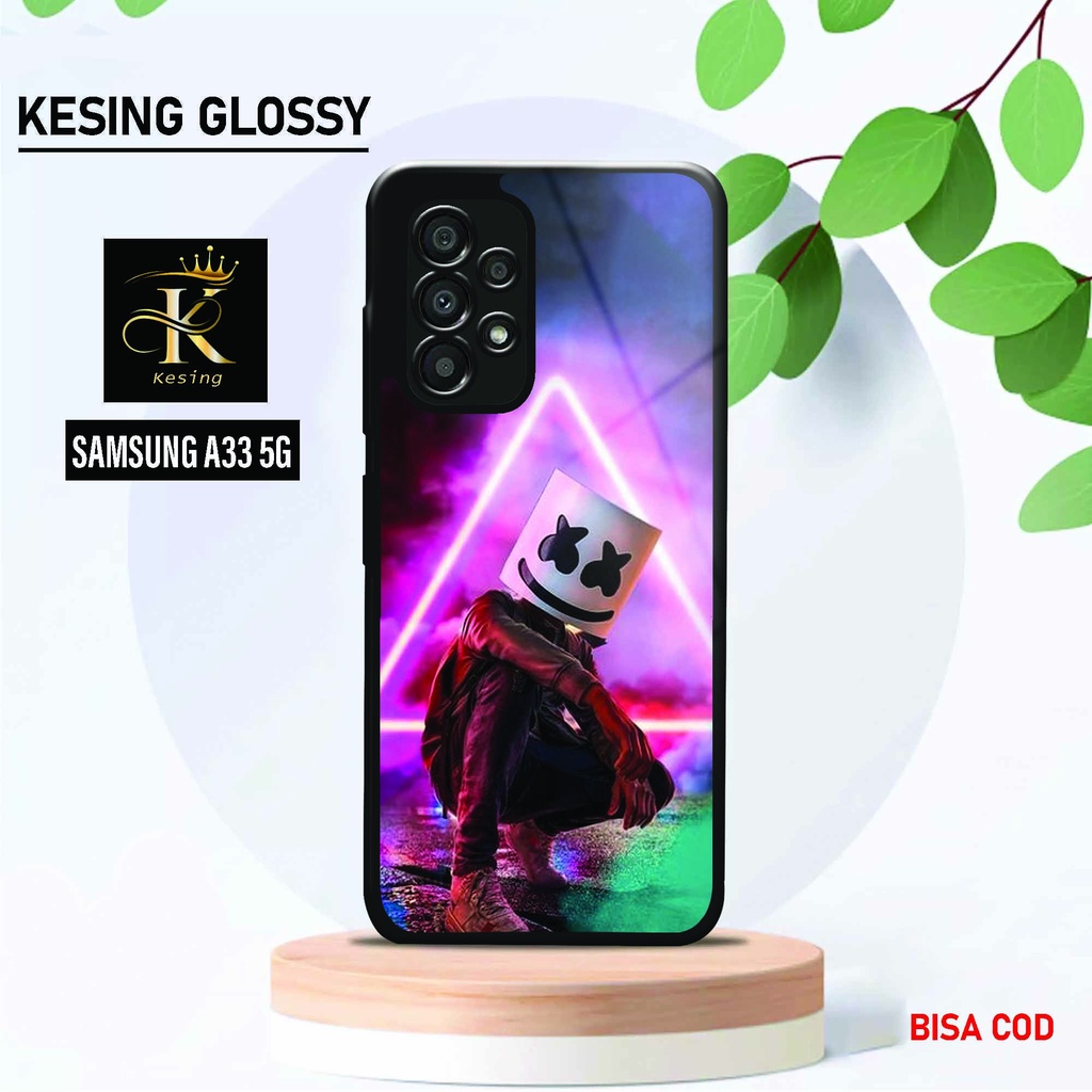 Case Samsung A33 5G - Hardcase Glossy Samsung ( KS38 ) - Softcase Samsung A33 5G - Fashion Case Sams