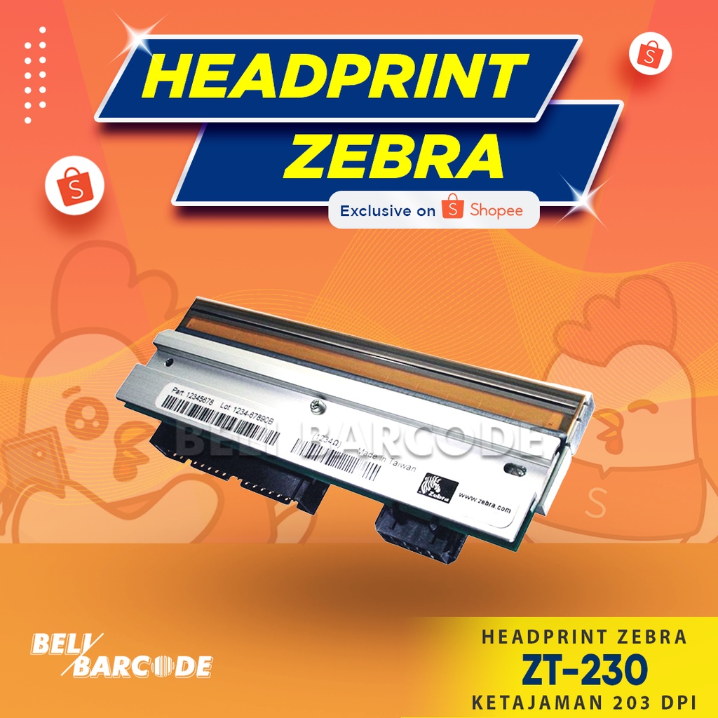 Sparepart Zebra Printer Barcode Headprint ZT230