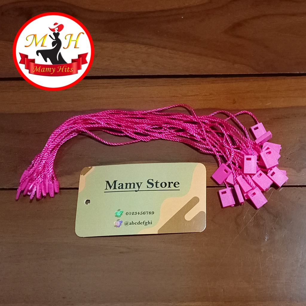 

Tali Hang Tag / Nylon / Lock Pin / Tali Hangtag / Pink (Magenta)